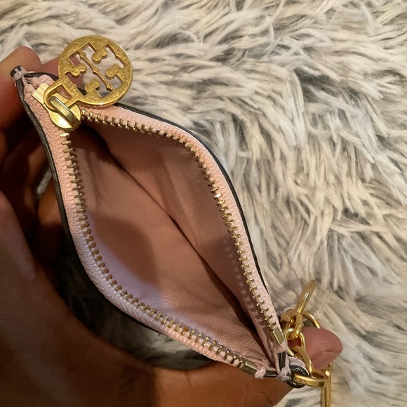 Tory Burch “T” monogram card case coin case key fob wallet - Picture 3 of 4